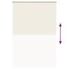 vidaXL Store enrouleur occultant blanc cass&eacute; 155x230 cm largeur tissu