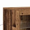 vidaXL Buffet LED Bois ancien 60,5 x 37 x 100 cm Bois d'ing&eacute;nierie