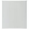 vidaXL Store Aluminium 80 x 160 cm Blanc