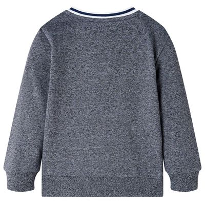 Sweatshirt pour enfants mélange bleu marine 92