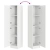 vidaXL Haut Armoire Blanc 35 x 39 x 168 cm