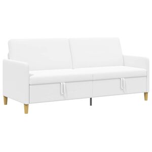 vidaXL Sofa avec rangement Blanc 192 x 78 x 87 cm Polyester