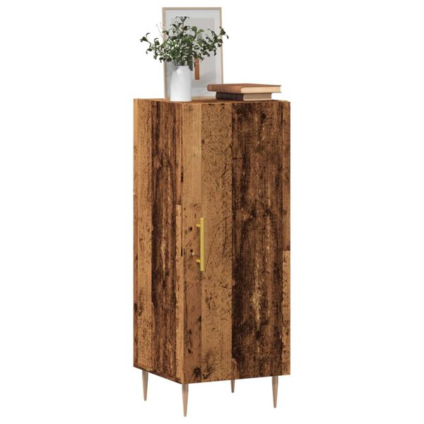 vidaXL Buffet vieux bois 34,5x34x90 cm bois d'ing&eacute;nierie