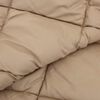 vidaXL Duvet d'hiver Taupe 220 x 260 cm Microfibre