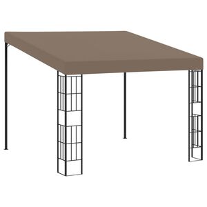 vidaXL Belv&eacute;d&egrave;re mural 3x3 m Taupe Tissu