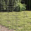 vidaXL Cage pour lapins Argent 400 x 78 x 78 cm Acier galvanis&eacute;
