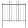 vidaXL Cl&ocirc;ture de jardin 7 pcs Gris 170 x 190 cm