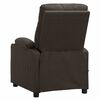 vidaXL Fauteuil Taupe Tissu