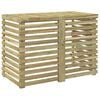 vidaXL Housse de climatiseur 110 x 58 x 79 cm Bois de pin impr&eacute;gn&eacute;