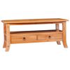 vidaXL Table basse 90x50x40 cm Bois d'acajou massif