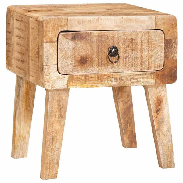 vidaXL Tables d'appoint Marron 40 x 32 x 46 cm Bois Recyclé Solide