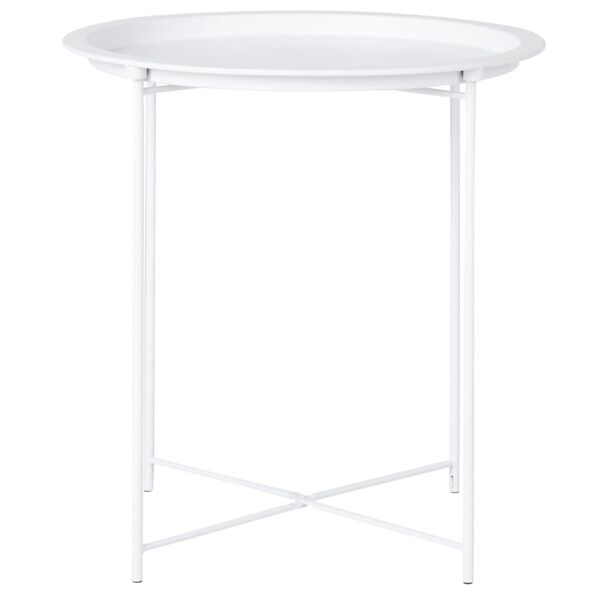 House Nordic Table d'appoint Anne 47 cm Rond Blanc