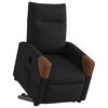 vidaXL Fauteuil inclinable &eacute;lectrique noir tissu