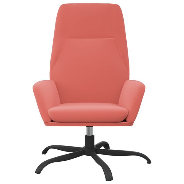 vidaXL Chaise de relaxation Rose Velours
