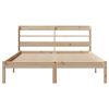 vidaXL Cadre de lit sans matelas 135x190 cm bois de pin massif
