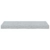 vidaXL Étagères murales flottantes 2 pcs gris béton 60x23,5x3,8 cm MDF