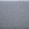 vidaXL Cadre de lit de jour avec matelas en mousse Gris clair Tissu