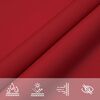 vidaXL Voile de parasol tissu oxford rectangulaire 2x3,5 m rouge