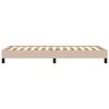 vidaXL Cadre de lit sans matelas cappuccino 90x200 cm similicuir