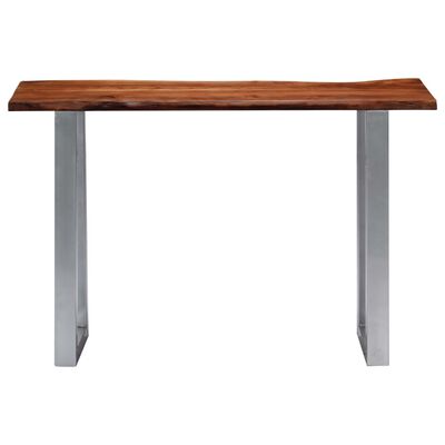 vidaXL Table console 115 x 35 x 76 cm Bois d'acacia massif et fer