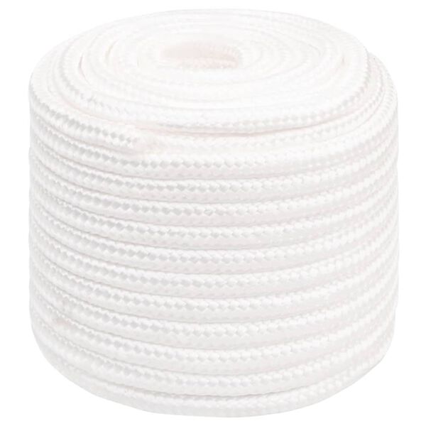 vidaXL Corde de bateau Blanc complet 18 mm 100 m Polypropyl&egrave;ne