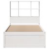 vidaXL Cadre de lit sans matelas blanc 90x200 cm bois de pin massif