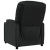 vidaXL Fauteuil inclinable Noir Similicuir