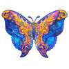 UNIDRAGON Puzzle bois 323pcs Intergalaxy Butterfly Tr&egrave;s grand 41x30 cm