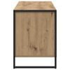 vidaXL Meuble TV Ch&ecirc;ne artisan 140 x 36 x 49.5 cm Bois d'ing&eacute;nierie