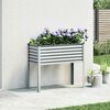 vidaXL Jardini&egrave;re de jardin 100 x 45 x 90 cm Acier galvanis&eacute;