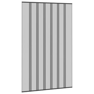 vidaXL &Eacute;cran de porte insectes avec rideau en maille Noir 160 x 240 cm