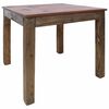 vidaXL Table &agrave; manger bois de r&eacute;cup&eacute;ration m&eacute;lang&eacute; 82x80x76 cm