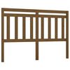 vidaXL T&ecirc;te de lit Marron miel 126x4x100 cm Bois massif de pin
