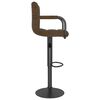 vidaXL Tabouret de bar Marron Tissu