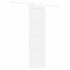 vidaXL Porte coulissante Blanc 61 x 198,5 cm Pin massif