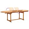 vidaXL Ensemble &agrave; Manger de jardin 7pcs bois d'acacia solide textil&egrave;ne