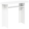 vidaXL Table console Blanc 100 x 39,5 x 75 cm Bois d'ing&eacute;nierie