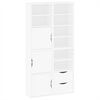 vidaXL Armoires lat&eacute;rales 4 pcs ODDA blanc 40x24x79 cm bois massif pin