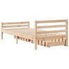 vidaXL Cadre de lit sans matelas 100x200 cm bois massif de pin