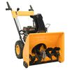 vidaXL Souffleuse &agrave; neige 6,5 ch Jaune et noir