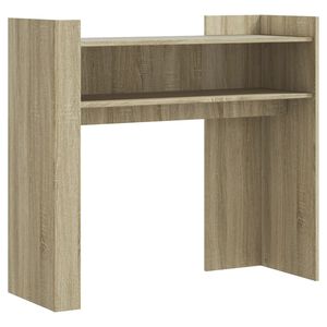 vidaXL Table console ch&ecirc;ne sonoma 100x35x90 cm bois d'ing&eacute;nierie