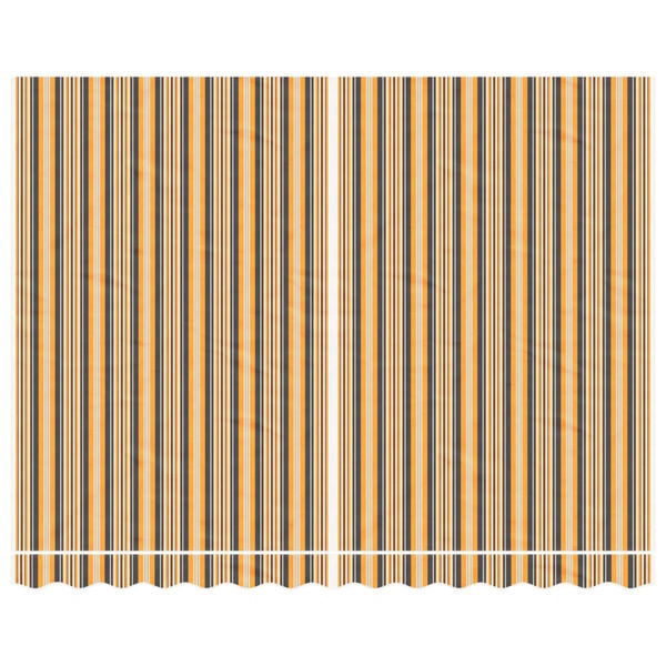 vidaXL Tissu de remplacement pour auvent rayures multicolores 3,5x2,5m