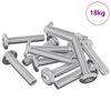 vidaXL Vis de verrou Uni 2647 pcs Argent&eacute; Acier