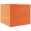 vidaXL Jardini&egrave;re cire marron 80x80x68,5 cm bois de pin massif
