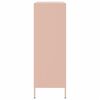 vidaXL Buffet haut rose 68x39x113 cm acier