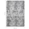 vidaXL Tapis &agrave; poils longs Gris 170x120 cm