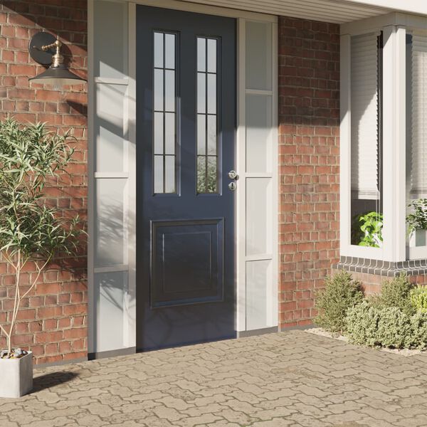 vidaXL Film pour fen&ecirc;tre d&eacute;poli gris 45x2000 cm PVC