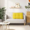vidaXL Coussin de Dos Jaune clair 80 x 24 x 50 cm tissu