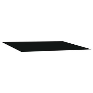 vidaXL Toile de rechange pour auvent Noir 350 x 250 cm Polyester