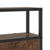 vidaXL T&ecirc;te de lit de rangement Ch&ecirc;ne marron 180 cm Bois d'ing&eacute;nierie